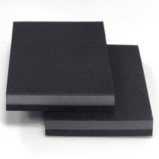디와이엔텍 2중 방진 방음 흡음 매트, 검정색, 2개 검정색, 2개