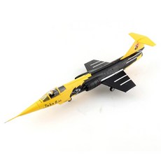 HOBBY MASTER 複製品星際戰士JaboG 1985戰鬥機公仔 黃色+黑色 1:72 F-104G, 1個