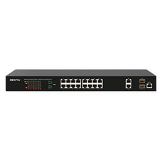 넥스트유 16포트 10 / 100 / 1000Mbps POE+ 250W 2SFP 2TP L2 매니지먼트 스위치, NEXT-POE1720L2-250, 1개