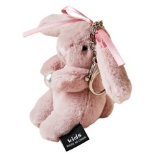 모던하우스 포근포근 동물키링 리본 버니, 10cm, 핑크, 1개 핑크, 1개, 10cm