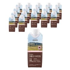 일일하우 더 맛있는 식물성 프로틴밀 카카오맛, 250ml, 18개