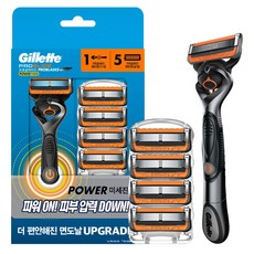 Gillette 吉列 2024 ProGlide Power手柄+刮鬍刀片 5入組, 1組