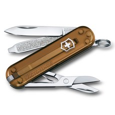 VICTORINOX 經典色彩小口袋瑞士軍刀 巧克力軟糖 58mm 0.6223.T55G, 1個