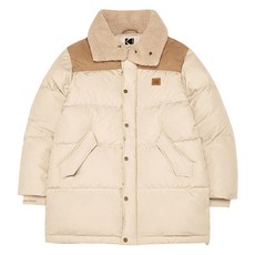 코닥 여성용 브라우니 미들 덕다운 자켓