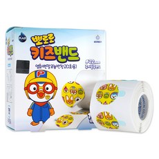 플레이드 영케미칼 아동용 뽀로로 주사밴드 원형, 1개, 100개입