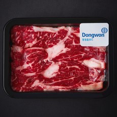 동원홈푸드 국내산 금천육우 소고기 등심 2등급 대패용 (냉장), 1개, 200g