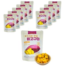 해맑음 부드러운 한입 밤고구마, 10개, 70g