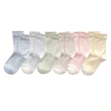 Suxinaimin Huday孕婦無壓迫環紋襪 6雙組, 1組