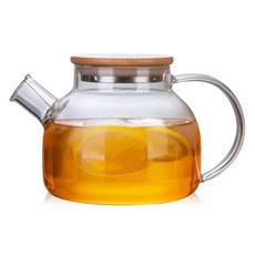 자연무이 한차전용 내열유리 주전자, 혼합색상, 1개, 1L