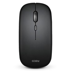 코시 블루투스 C타입 충전식 무소음 마우스 M4130BT, 블랙