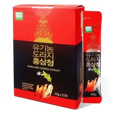 네추럴참푸드 유기농 도라지 홍삼청 15p, 150g, 1개