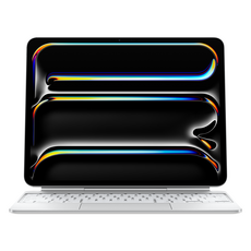 Apple 정품 매직 키보드 iPad Pro(M5 모델)용, 화이트, 1개, 중국어(병음)