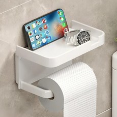 Younco 多功能整理衛生紙收納盒, 白色, 1個