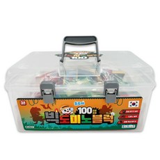TomTomi恐龍動物大多米諾骨牌 100入組, 1組, 紅、綠、黃、藍