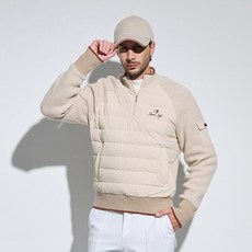 男款防風混和套頭衫
