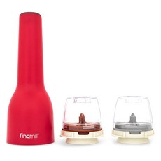 파이나밀 2세대 USB 전동그라인더 레드, 50ml, 1개