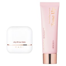 가히 에어리핏 선스틱 14g + 가히 워터 홀딩 톤업 선세럼 50ml 세트 SPF50+ PA++++, 1세트