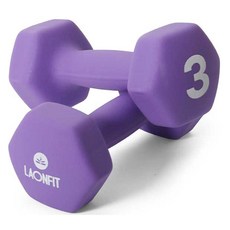 LAONFIT 槓鈴 純紫色, 2個, 3kg