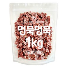 모모펫 강아지 멍묵멍묵 마블링 대용량 간식, 소고기큐브, 1kg, 1개 1개, 1kg, 소고기큐브