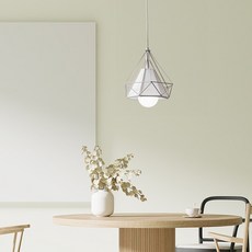 Erica鑽石吊燈餐桌燈 DD-A-264, 白色