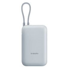 샤오미 22.5W 보조배터리 10000mAh 케이블 일체형 멀티단자, P15ZM, 아이스 블루