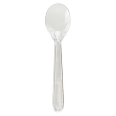 생활을그리다 벌크포장 아이스크림 스푼 투명 12cm, 1개, 200개입