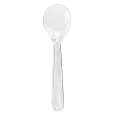 생활을그리다 벌크포장 미니미니 스푼 투명 8.5cm, 300개, 1개입