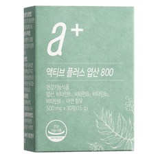 Nutrimore Active Plus葉酸800 15g, 30顆, 1個