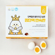 계란의정원 킹단백 반숙란 1000g, 1개, 20구