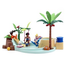 Playmobil 摩比人 兒童游泳池公仔 71529, 1個