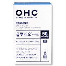 Osang Healthcare Glunero Light血糖試紙, 1個, 50件