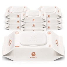 앙블랑 유아용 네오 화이트 물티슈 캡형, 10세트, 72매, 70g
