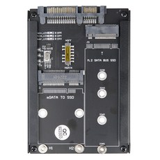 컴스마트 mSATA / M.2 B + M Key SSD SATA3 변환 어댑터, IH732 IH732