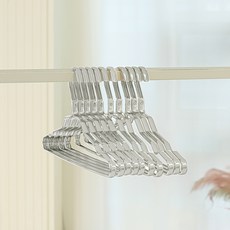 Like House鋁製防滑衣架 寬型, 銀, 10個