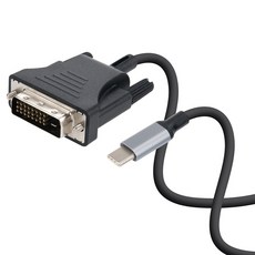 컴스마트 USB Type C to DVI 컨버터 케이블 60Hz IH497, 1개