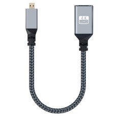 컴스마트 마이크로 HDMI 변환 케이블 젠더 Micro 4K 60Hz, 1개