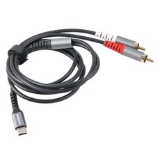 Coms Audio Type C轉2RCA 2線電纜 BF256, 1.5m