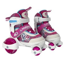 LANDWAY 兒童款Motion Ice Smart Roller溜冰鞋, 1個, 粉色