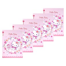 산리오 초등노트 좁은칸 일기장, 헬로키티, 5개