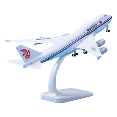 B2WING BANDIDOL ASIANA塑膠模型客機可拆卸輪子 20cm 747-400, 1個