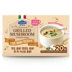 폰타나 피에몬테 그릴드 머쉬룸 크림 수프 20p, 400g, 1개