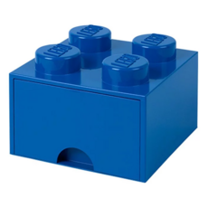 Room Copenhagen LEGO 樂高四凸收納盒, 寶藍色, 1個