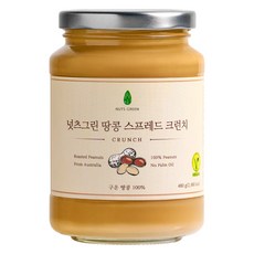 넛츠그린 땅콩 스프레드 크런치, 480g, 1개