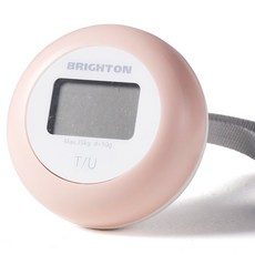 BRIGHTON 攜帶式自動充電迷你輕量電子秤, 1個, BTL1800(粉紅色)