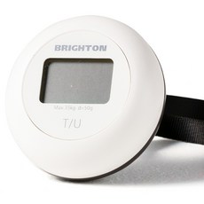 BRIGHTON 攜帶式自動充電迷你輕量電子秤, 1個, BTL1800(白色)