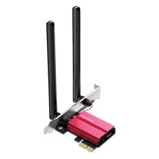 머큐시스 AXE5400 WiFi 6E 트라이 밴드 블루투스 5.3 PCle 랜카드, 1개, MA86XE