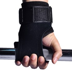 Fit Jim男性用健身綁帶雙手組, 1組, 黑色