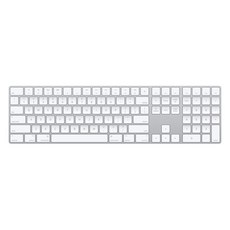 Apple Magic Keyboard with Numeric Keypad, 실버, 영어