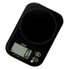 dretec 數位廚房電子秤, 黑色, 3kg, KS-385BK