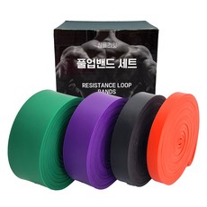 심플리핏 풀업 밴드 단계 2 + 3 + 4 + 5 세트, 레드, 블랙, 퍼플, 그린, 1개 레드, 블랙, 퍼플, 그린, 1세트